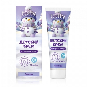 Детский защитный крем TOTTY от мороза и ветра 0+, 30 мл
